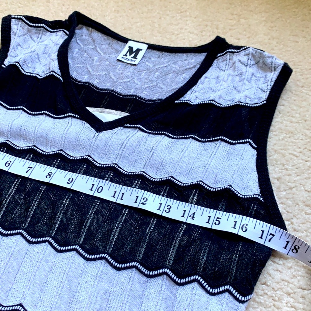 MISSONI knitted zig zag pattern dress - Picture 6 of 8